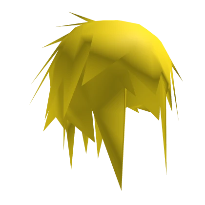 Ratty Low Poly Hair - Yellow