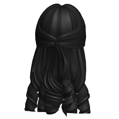 Soft Winter Curly Long Hair (Black)