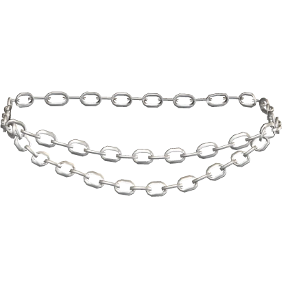 Layered Silver Waist Chain