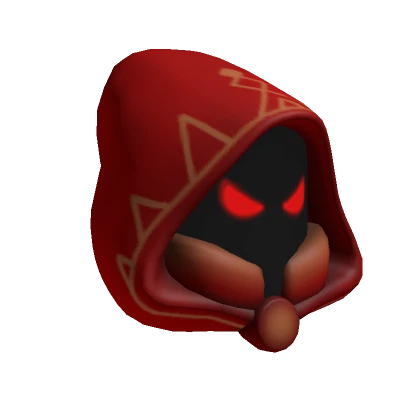 Red Evil Wizard Hood