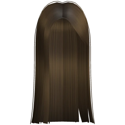 Long Brunette Brown Straight Trendy Girl Hime Hair