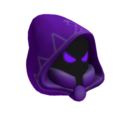 Purple Evil Wizard Hood