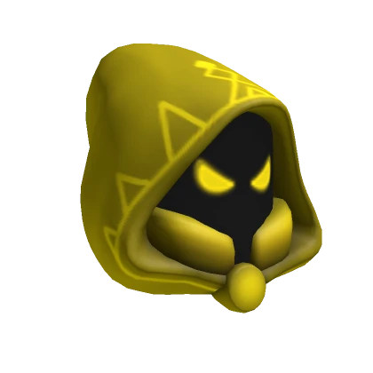 Yellow Evil Wizard Hood