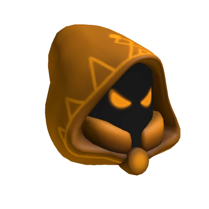 Orange Evil Wizard Hood