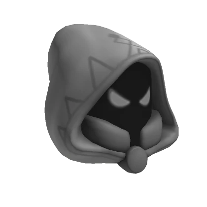 Grey Evil Wizard Hood