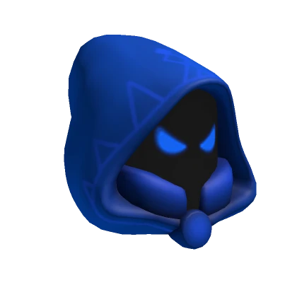 Blue Evil Wizard Hood