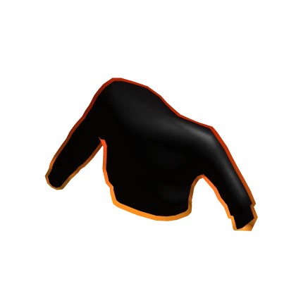 Orange Cartoony Loose Sweater
