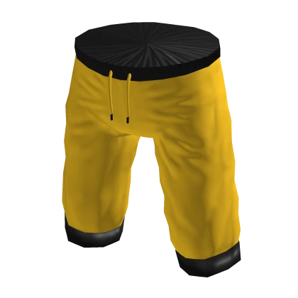 Black and Yellow Shorts