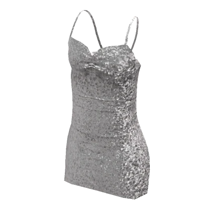 Sequin Dress - White