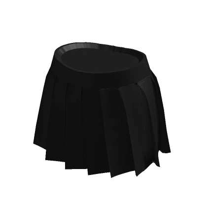 Pleated Skirt Black