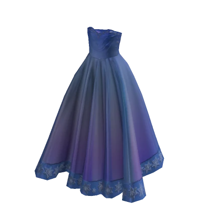 Princess Gown Blue and Purple