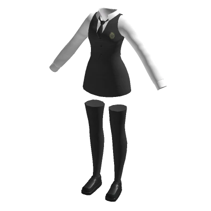 🍀School Uniform Outfit (Black)