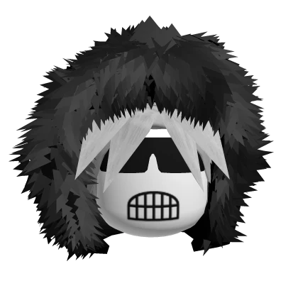 Dashie White Hair Fur Black Hood