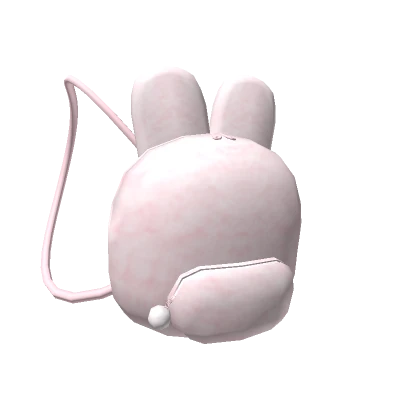 Pink Cute Fluffy Bunny Backpack