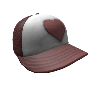 Hearts Red Baseball Cap