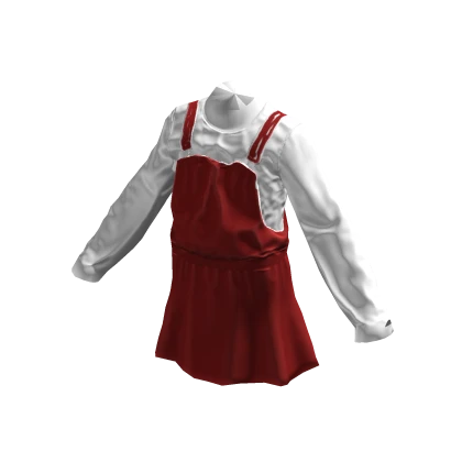 Overall Dress Red