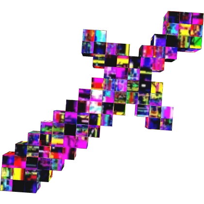 [ANIMATED] Glitch Diamond Sword