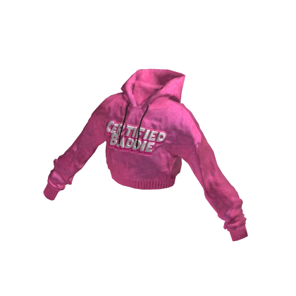 Baddie Hoodie Pink