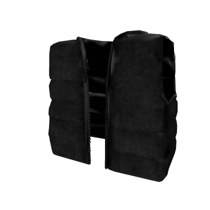 Black Puffer Jacket Torso R6