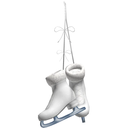 White Christmas Ice Skates