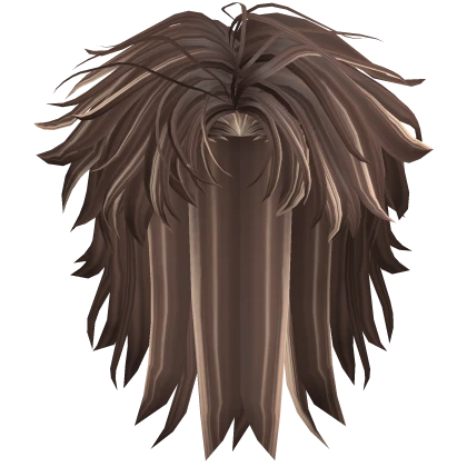 Brown&Blonde - Anime Male Messy Mullet Hair