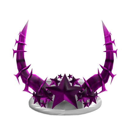 SparkleTime White Fedora Pink Horns