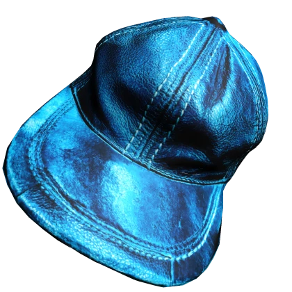 Vintage Y2k Blue Tilted Cap