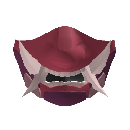 Red Demonic Oni mask