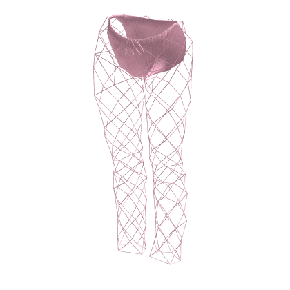 All white cute dancer pants