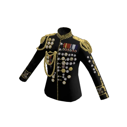 King Pop Military Jacket with Cords