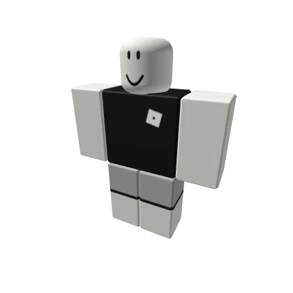 Roblox Default Clothes Really black