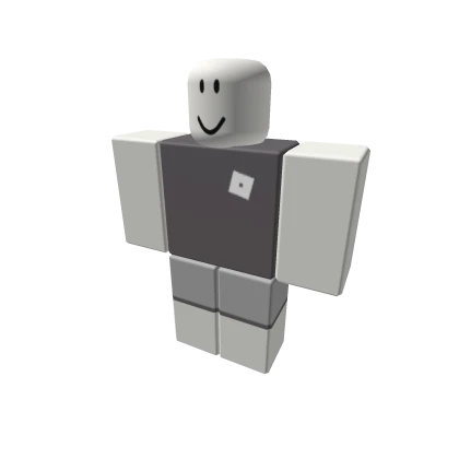 Roblox Default Clothes Dark stone grey