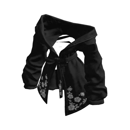 BB Black Self Love Fluffy Bath Robe