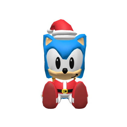 Deluxe Classic Sonic Santa Shoulder Plushie