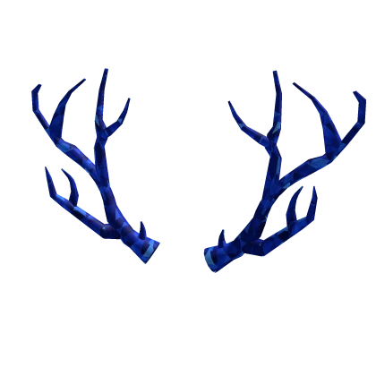 Blue Sparkle Time Antlers