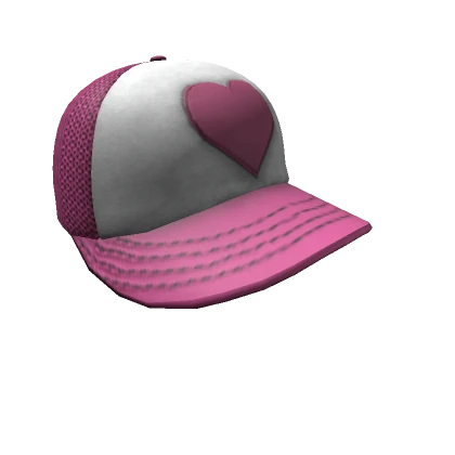 Hearts Pink Baseball Cap