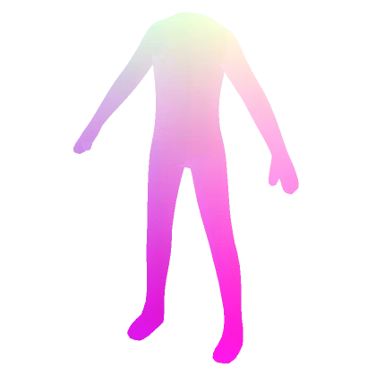 Pink and White Character Outline Aura