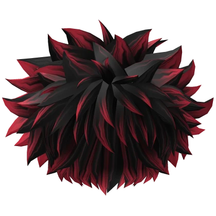 Black Red Fluffy Zoldyck Hair