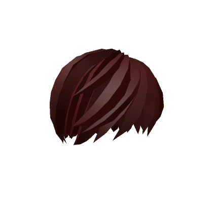 Emo Hair Swoop - Dark Red