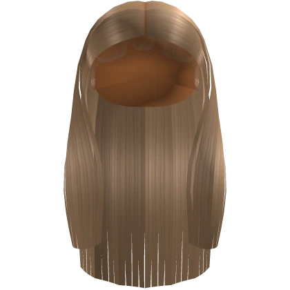 Buss Down w Dramatic Edges in Ash Blonde