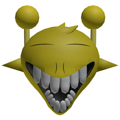 Yellow Simon Horror Form Head from Sprunki