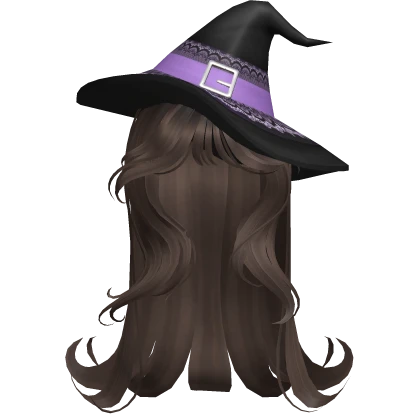 ♡ halloween witch girly hair in brown 