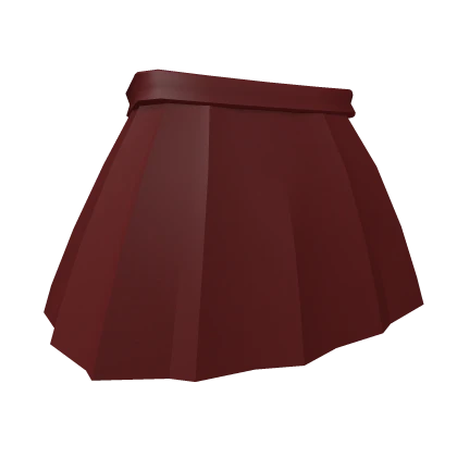 Long Red R6 Skirt