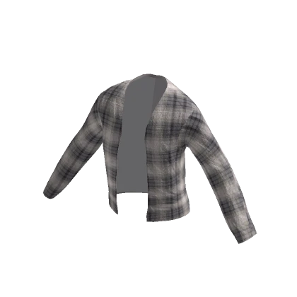 Casual Tartan Jacket - White