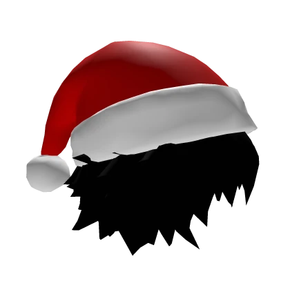 🎅🏻 Black Hair Anime Christmas Hat