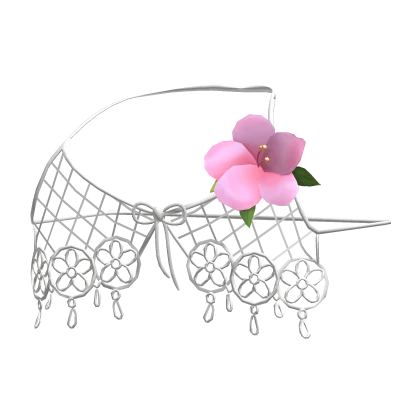 🌺 Kawaii Beach Flower Summer Net Top