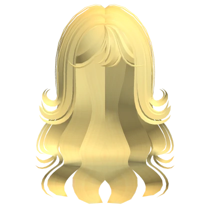 Cute Wavy Messy Feathered Hair in Light Yellow