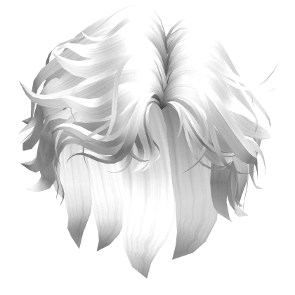 White Wavy Boy Hair