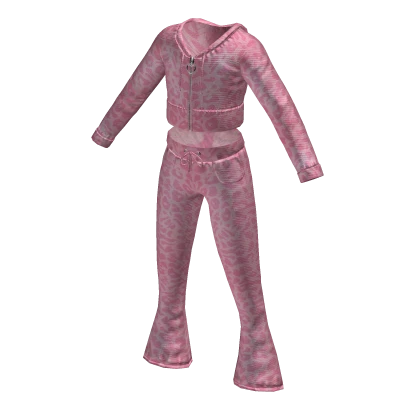 pink leopard tracksuit