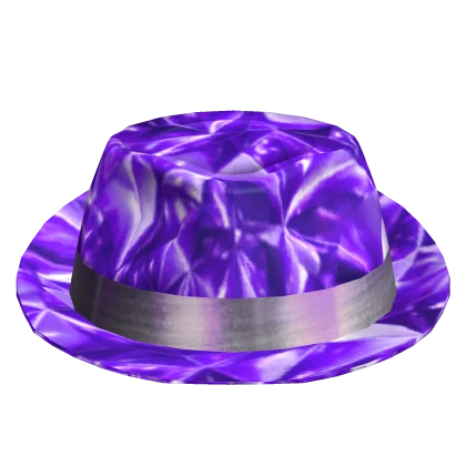 Trendy Sparkle Time Purple Fedora 💜